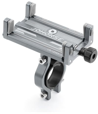 Universelle Handy-Halterung für Handy, Fahrrad, Motorrad, Lenker, Ständer, Halterung für 58 - 88 cm breite Handy-Kamera, Rucksack, Schloss, Motorrad-Telefon, für Lenker, Legierung, Moped, Aluminium,
