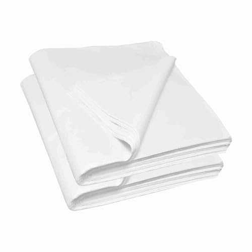 Seidenpapier zum Verpacken, säurefrei, 500 x 750 mm, Weiß, 200 Stück RelianceUK