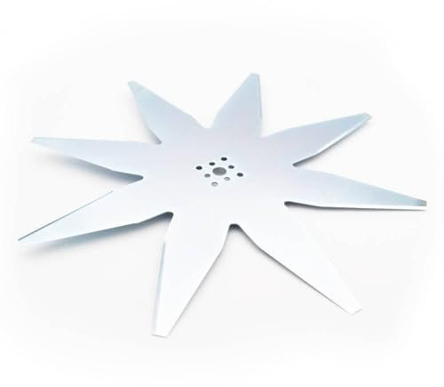 To the South® Universal Mähroboter Messer passend für Ambrogio - 8 Zähne (29cm)