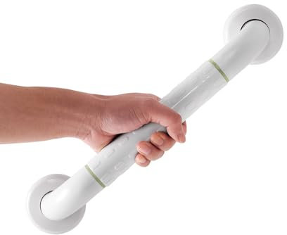 EMKE Haltegriffe für Senioren 30 cm, Rutschfreier Haltegriff Dusche Badewannengriff Handgriff Haltegriff für Schwangere Senioren Badewanne WC