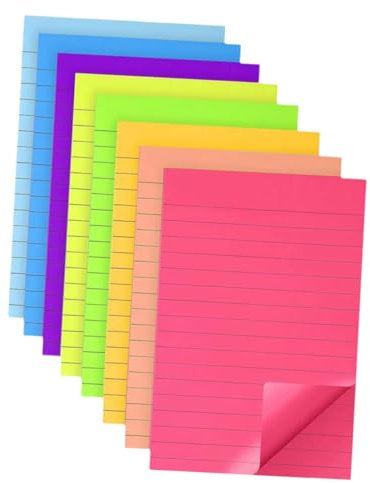 Happyyami 8stücke Pack Selbstklebende Notizblöcke Kleine Memo-sticky-notizblöcke Zum Abreißen Mehrzweck-haftnotizen Für Büro Zuhause Und Schule