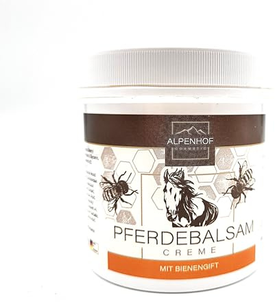 Pferdebalsam mit Bienengift Alpenhof Kühlen und Wärme für Massage der Haut im Bereich Rücken und Gelenke rheumatischen und arthrosebedingten Beschwerden