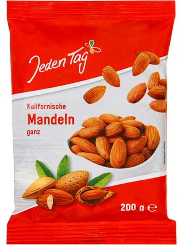 usy Bundle für Jeden Tag Mandeln ganz 3er Pack (3x200g Packung) + usy Block