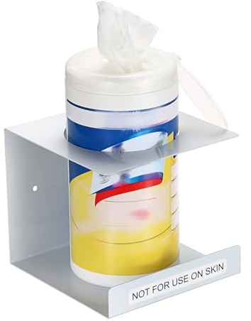 TOLIDA Wandmontierte Feuchttücherhalter, Feuchttuchspender für CLOROOX- und LYSOL-Feuchttücher, aus Edelstahl im Küche, Bade