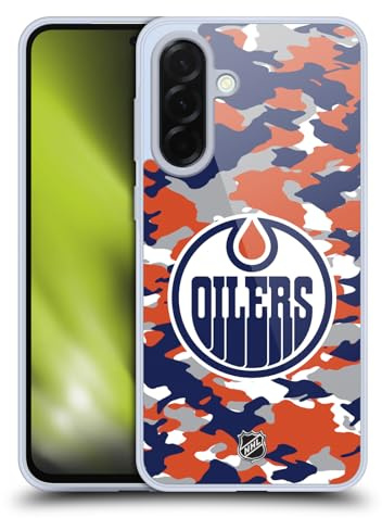 Head Case Designs Offizielle NHL Tarnung Edmonton Oilers Gel Handyhülle Hülle [Militärischer Schutzgrad] Kompatibel mit Samsung Galaxy A36 5G