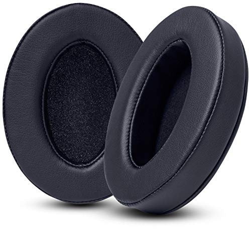 WC PadZ – Les Coussinets ultimes de Wicked Cushions – Compatible avec Audio Technica, HyperX, SteelSeries Arctis – Extra épais – Ouverture Plus Large – Mousse à mémoire Douce | Noir
