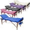 Beltom® Mobile Massagetisch Massageliege 3 zonen 180 x 56 cm. - Licht 13,3 kg mit Zubehör 14,5 kg - massagebed massageleuning Massagebank 3 Zones klappbar Kosmetikliege +TA. - Blau
