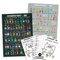 Sunnywall® Lernposter: Mein ABC in der Grundschrift (GS) in A1-59 x 84 cm + Schreiblernblätter zum Ausdrucken Schreibschrift + Druckschrift