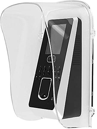 Y/X Housse De Pluie À Reconnaissance Faciale, Housse Étanche De Contrôle D'accès, Housse De Protection pour Interphone Vidéo Extérieur pour PC en Forme De U Crème Solaire pour Sonnette