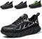 Scarpe Antinfortunistiche Uomo Scarpe da Lavoro Donna Leggere Scarpe Sicurezza con Punta in Acciaio Traspiranti Nero 42