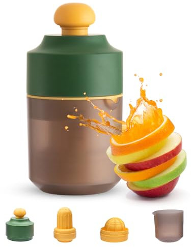 Houdian Manual Lemon Juicer Squeezer, Portable Juice Extractor Simple with Scale for Home and Camping