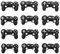 Backdekorationen mit Controller Motiven im 12er Set, Zuckerdekor zum Backen von Cupcakes, Kuchen & Muffins, ideal für Einschlungsfeiern, Geburtstage, Gamer- & Playstation-Enthusiasten