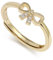 Meissa Bagues Délicates en Forme de Nœud, Bagues Infini pour Femmes Filles, Bague Plaquée Or Rose 925 Argent Sterling, Bague Ajustable, Bagues Promesse pour l'Amitié, Or