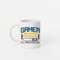 SUBLIX Gamer Mode ON Mug | Fun All-Day Gaming Coffee Cup for Video Game Enthusiasts | Unique Gift for Gamers