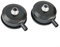 Lot de 2 filtres antibruit pour compresseur d'air fileté mâle à 20 mm