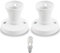 2Pcs E27 Lamp Base Socket Converter, Light Bulb Holder with Edison Screw Fitting, Screw-in Bulb Socket Adapter for Ceiling Pendant & Wall Lighting, Plastic E27 Light Socket Replacement (Straight Type)