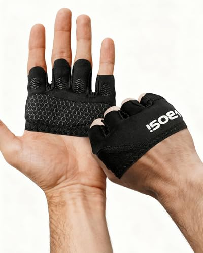 FitDA Fitness Handschuhe, Trainingshandschuhe für Damen und Herren, Atmungsaktiv & rutschfest, Gym Handschuhe, Sporthandschuhe für Crossfit Bodybuilding Gym Krafttraining
