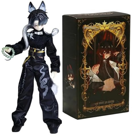 BJD Puppe - The Past In Sicily Series MJD Action Figure, 9 Inch Ball Gelenkpuppe DIY Spielzeuge, Posable Dress Up Doll for Halloween Christmas Birthday Gift, (Sicily Past Series 1PC)