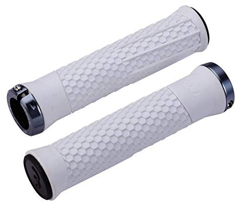 BBB Cycling Fahrradgriffe, Python Lenkergriffe für Mountainbikes und Rennräder, BHG-95, Weiß, 142 mm