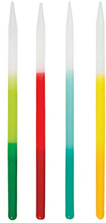 Unique Party 19987 Ombré-Kerzen in verschiedenen Farben, 12,7 cm, Karat, Ombre, 12 5 cm