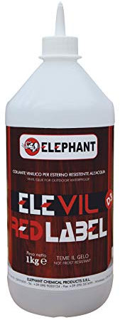 Pegamento vinílico para madera D3 ELEVIL RED LABEL - Super pegamento profesional