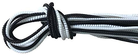 10 x 109,9 cm langes Kabel Ladegerät Spirale Schutz/Draht / Pet Cord Protector / Kopfhörer Saver, Kabelwrap/Abdeckung für iPhone Beleuchtung, Mac Ladekabel, USB-Rohre, Kopfhörer, harmony