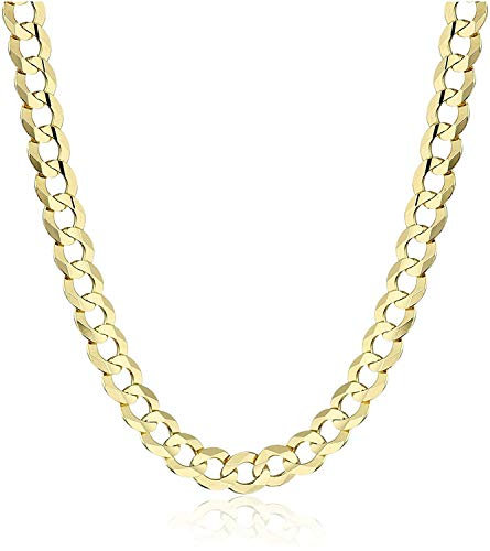 PRINS JEWELS 18 Karat 750 Gold Panzerkette Weit Gelbgold Unisex Kette - Breite 5.40 mm (45)