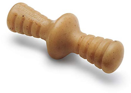 Benebone Zaggler Robustes rollendes Hunde-Kauspielzeug für Aggressive Kauer, echtes Huhn, klein