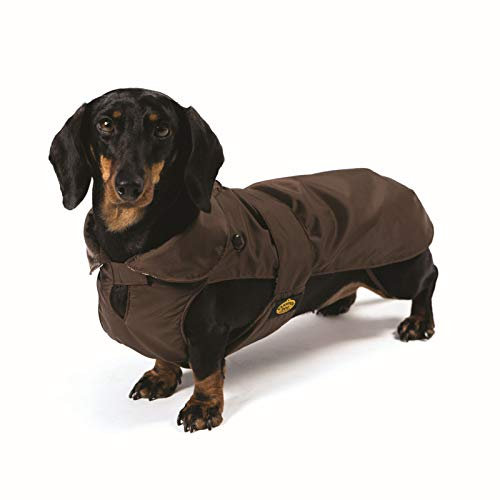 Fashion Dog Hundemantel speziell für Dackel - Braun - 36