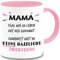 Tasse Mama egal was im Leben auf dich zukommt. Zumindest hast du keine hässliche Tochter!!! Geschenk Muttertag Spruch Lustig Tasse Mama Geschenkideen Kaffeetasse Bürotasse (Rosa)