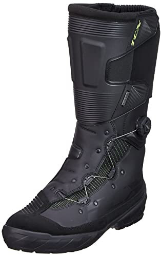 TCX Herren Rt-Race Motorcycle Boot, Schwarz Weiß Grau, 46 EU