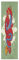 LDIYEU Drache Rot Wolke Grün Japanisch Skateboard Griptape rutschfest Selbstklebend Longboard Griptapes Aufkleber Griffband 33X 9(1pcs)