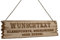 Schild personalisiert aus Holz mit Gravur selbst gestalten - Eiche Holzschilder 28-59 cm Western Art Wunschtext