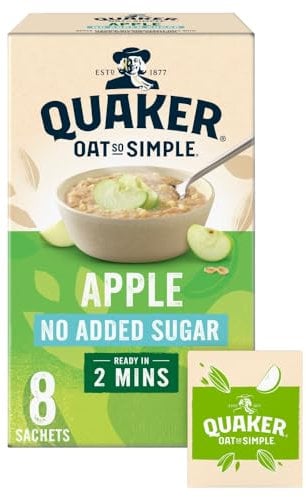 Quaker Oat So Simple Simply Apple Porridge Sachets 8 x 33.9 g