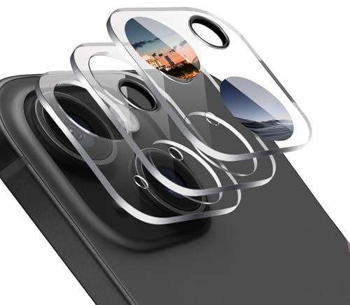 leizhan Camera Len Protector(3-Pack), HD Clear Anti-Scratch, Case Friendly, Compatible for iPhone 13/13 Mini(6.1/5.4 inch)