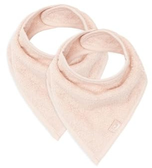 Jollein Lätzchen Bandana ca. 37 x 24,5 cm Pale Pink 2er Pack | 029-867-00090
