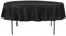 URBY Schwarze runde Tischdecke für 122 cm großen, runden Klapptisch für 4–6 Gäste, Mantel Redondo para Mesa De 4 Sillas, ideal für Zuhause oder Veranstaltungen wie Cocktail-Partys.