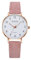 Silverora Uhren Damen Kinderuhr Leder: Leicht ablesbar Analoge Quarzuhr Lederarmband Armbanduhren mit Leuchtende Zeiger Geschenke für Damen Mädchen Tochter Rosa