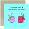 Old English Co. Cute Birthday Card - Tea 'Tea-riffic Birthday' For Her Him Best Friend - Funny Birthday Gift for Men and Women - Hilarious Tea Design for Family and Friends | Blank Inside