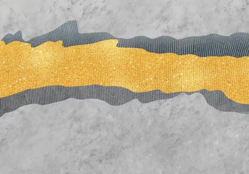 LSumCuyoo Retro Grey Floral Striped Geometric Kids Wood 3D Effect Simple Abstract Gold Geometric Lines Boys Girls Black and White Removable Living Room Photo Wallpaper