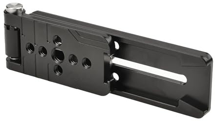 Universelle faltbare DSLR-Kamera-L-Halterung, verstellbarer Winkel, Aluminiumplatte, geeignet für verschiedene Kameras, Stabilisatoren, Klappplatte