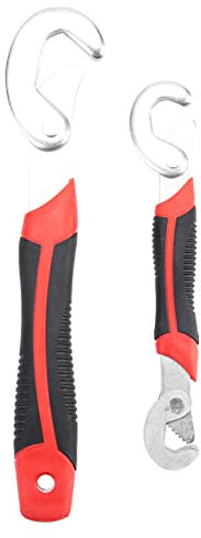 Llave Combinada 1 4 Acero Al Carbono Juego De 2 Piezas Llave De Doble Cabeza Llave Multifuncional Herramientas Manuales Llave De Tuercasiversal Roja