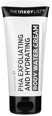 The INKEY List PHA Body Water Cream 150 ml – 2-in-1 Feuchtigkeit & Peeling für glattere, strahlendere Haut. Parfümfrei & für alle Hauttypen geeignet.
