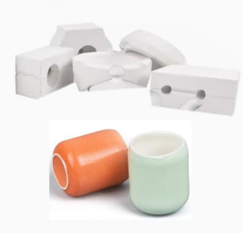1 juego de herramientas de cerámica para alfareros, molde de cerámica para formar moldes de yeso, suministros de decoración del hogar hechos a mano, mini taza