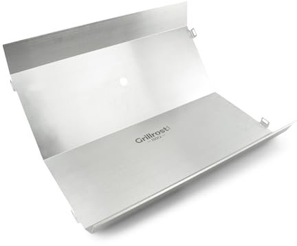 Grillrost.com Das Original Hitzeschild | Doppelwandiger Deckel Napoleon Rogue 425 (niedriger Deckel) - Effizienter Grillen Dank isoliertem Deckel