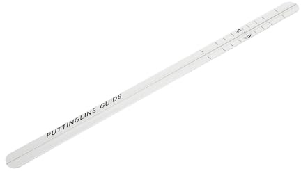 Golf-Trainingsgeräte Putter Gerade Tragbares Putter-Lineal Aluminium-Golf-Übungs-Putting-Ausrichtungsschiene für Putting Green für Golfliebhaber Anfänger und Profis Gleichermaßen Geeignet