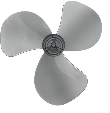 PETSTIBLE Pala silenziosa da 40,6 cm a 3 ante con copertura per dado, lama di ricambio per tavolo in piedi, staffa per ventola da tavolo, fornisce un flusso d'aria efficiente (pala della ventola)