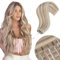 Elailite Pre Bonded Rolled Tip Hair Extensions Real Virgin Human Hair 1g Hot Fusion Straight Remy Hair Keratin Loop Extension 50 Strands 50g (#18Y/613 Ash Blonde Mix Bleach Blonde, 20 Inch)