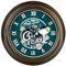 14-Inch Bar Buddy Home Bar Clock | Retro Vintage Wall Hanging | Toughened Glass Cover | Battery Operated | Man Cave & Gift Idea for Men | Gin O Clock