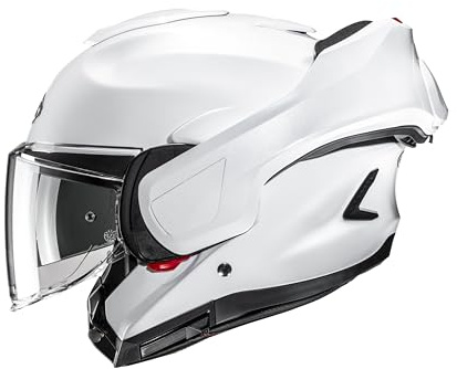 HJC, Modularer Motorradhelm F100 UNI Pearl White, M